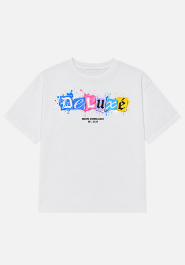 Paint splatter T-shirt (White)
