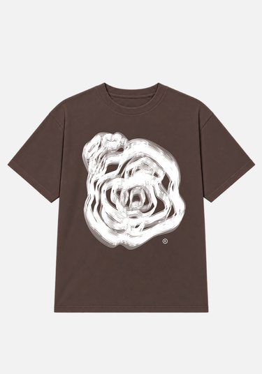 Brown Wavy T-shirt