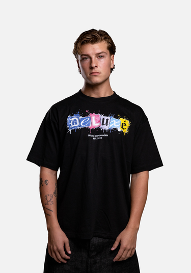 Paint Splatter T-shirt (Black)