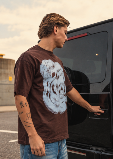 Brown Wavy T-shirt